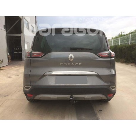 Attelage Renault Espace V à partir du 2/2015 [Rotule rétractable]
