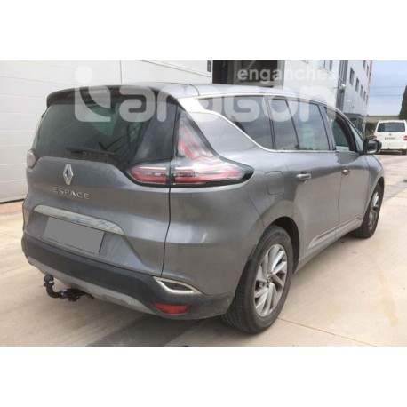 Attelage Renault Espace V à partir du 2/2015 [Rotule rétractable]