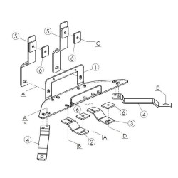 Platine avec Treuil Electrique (Câble Acier) pour Ford Ranger (2007-2012)