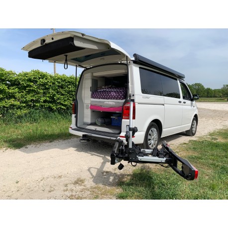 Porte Vélos Pivotant & Pliable Van Star E-Cross Spécial VW Transporter T5 & T6 à Partir de 2003