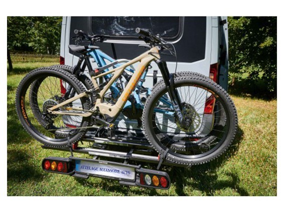 Porte Vélos Pivotant & Pliable Van Star E-Cross Fourgons Aménagés L4 (6,40Mètres) à Partir de 2006