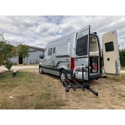 Porte Vélos Pivotant & Pliable Van Star E-Cross Spécial Mercedes Sprinter / VW Crafter / MAN TGE à Partir de 1996