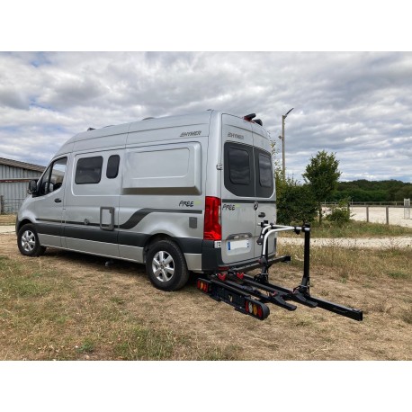 Porte Vélos Pivotant & Pliable Van Star E-Cross Spécial Mercedes Sprinter / VW Crafter / MAN TGE à Partir de 1996