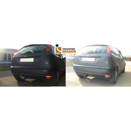 Attelage FORD FOCUS 1 Hayon de 1998 à 2005 + Faisceau standard [Rotule sur platine] 