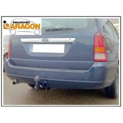 Attelage FORD FOCUS 1 Hayon de 1998 à 2005 + Faisceau standard [Rotule sur platine] 