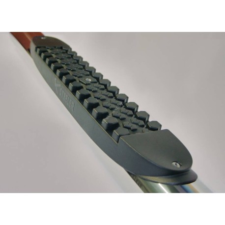 Marchepieds SsangYong Rexton à partir de 2018 - Latéraux avec revêtement en plastique anti-dérapant -