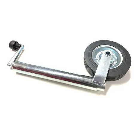 ROUE JOCKEY - TUBE DIAMÈTRE 48 MM - JANTE MÉTAL