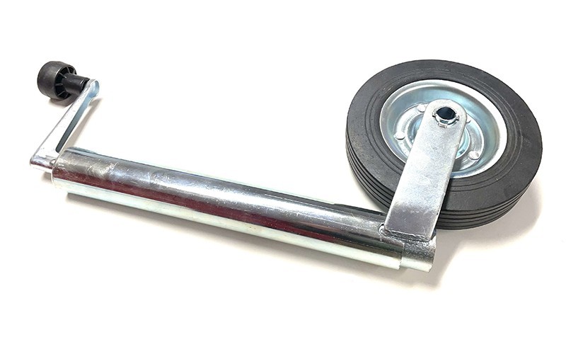 ROUE JOCKEY - TUBE DIAMÈTRE 48 MM - JANTE MÉTAL