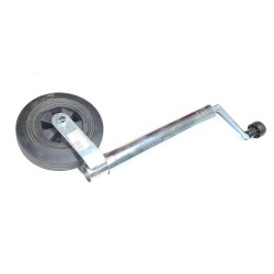 ROUE JOCKEY - TUBE DIAMÈTRE 48 MM - JANTE MÉTAL