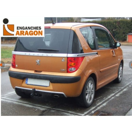 Attelage PEUGEOT 407 Berline de 2004 au 6/2008 [Col de cygne]