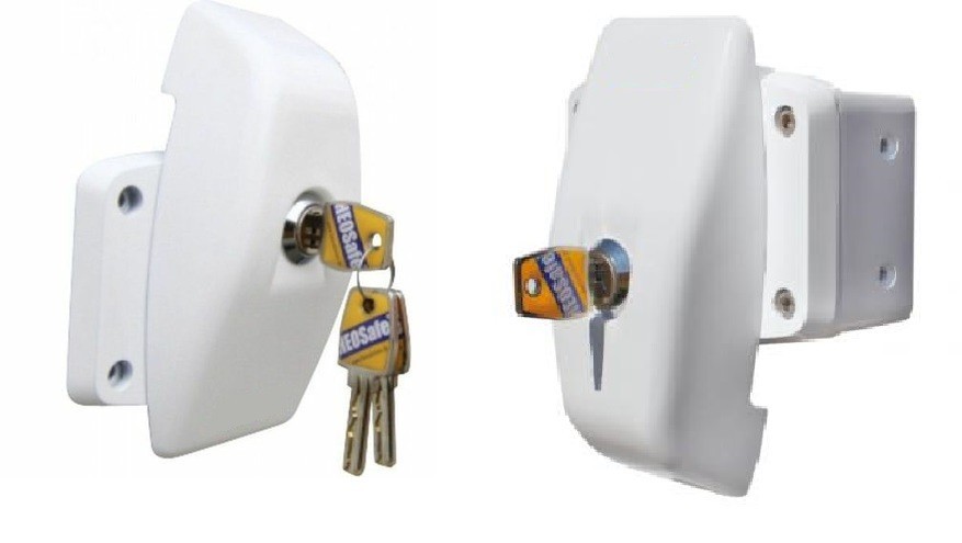 1 Serrure Pour Cadre de Porte Fourgon ou Camping-Car