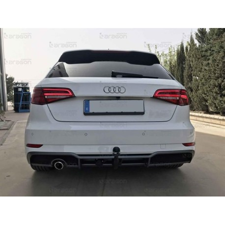 Attelage Audi A3 Sportback (2013-) + Faisceau spécifique [Rotule automatique] 