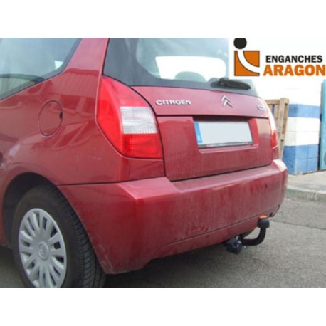 Attelage Citroën C2 (2003-) + faisceau standard [Rotule sur platine]