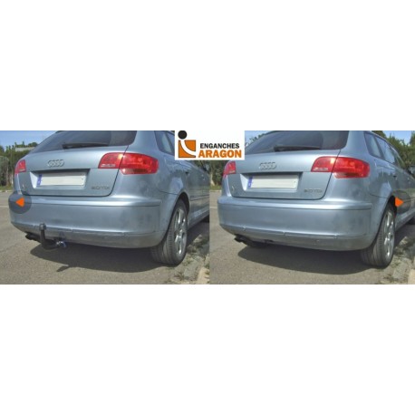  Attelage AUDI A3 Sportback de 2004 au 12/2012 [Col de cygne] 