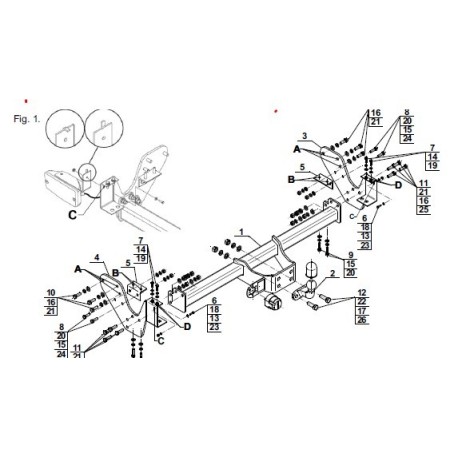 Attelage ISUZU D-Max - Denver - Rodeo année 2003-2012 + Choix du faisceau 