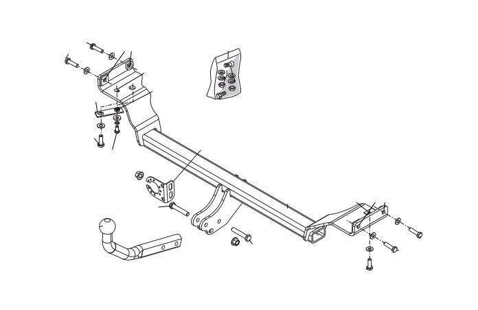 Attelage Kia Soul II à partir du 4/2014 [Rotule avec outils]
