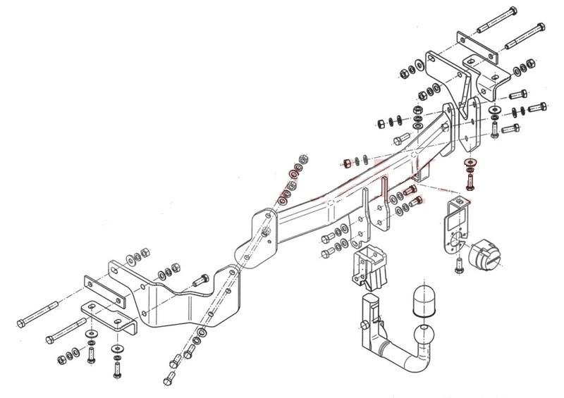 Attelage Hyundai Grand Santa Fé du 12/2013 au 6/2016 [Rotule automatique. RDSOV]