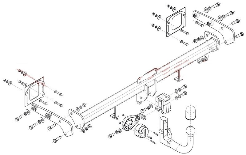 Attelage Steinhof pour Hyundai Bayon à partir du 06/2021 [Rotule Auto. RDSOV]