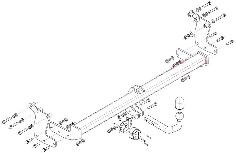 Attelage Steinhof pour Hyundai Ioniq 5 à partir du 06/2021 [Rotule Col De Cygne. CDC]
