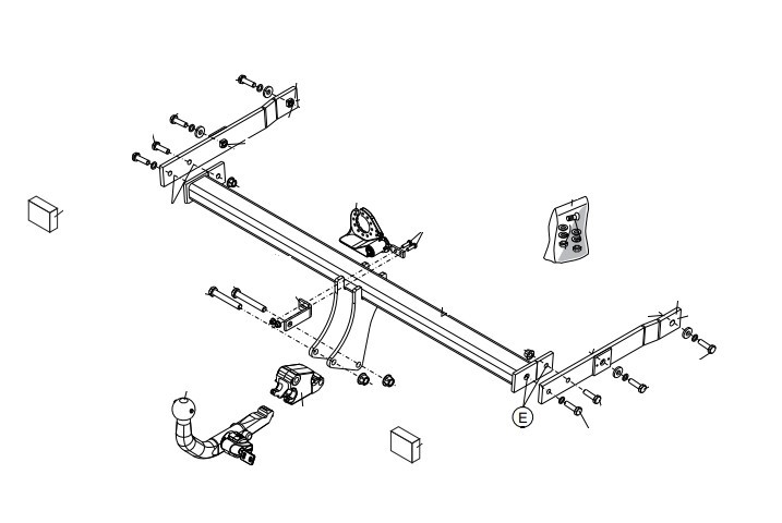 Attelage BRINK RMCa Pour Volkswagen New Beetle Produite de 04/2011 à 07/2019 [Rotule Automatique]