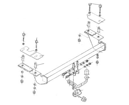 ATTELAGE OPEL ASTRA (H) HAYON ANNÉE 4/2004-1/2010 
