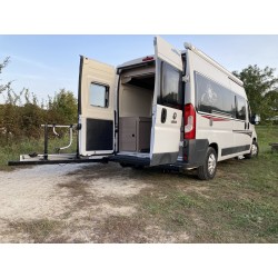 Porte Vélos Pivotant & Pliable Van Star Adventure Avec Ouverture à Gauche Pour Opel Movano C (2021-)