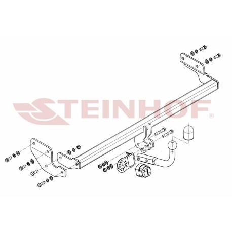 Attelage Hyundai ACCENT Coupé (3 portes) année 2006-2012 + Faisceau standard 