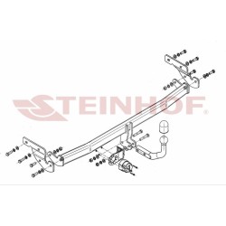 Attelage Steinhofpour Hyundai Kona produit du 11/2017 au 06/2021 [Rotule Col De Cygne. CDC]