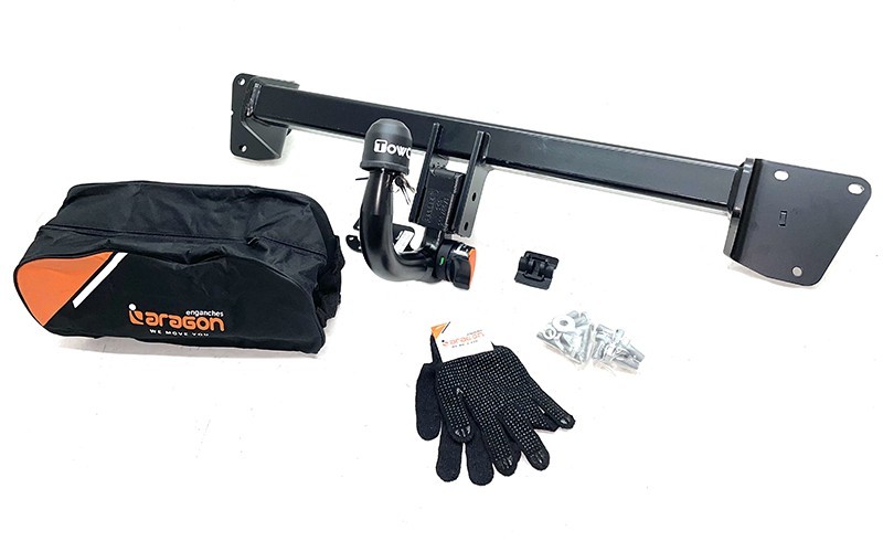 Attelage Aragon pour MERCEDES CLA Shooting (X118) sans préparation d'attelage à partir du 03/2019 [Col de cygne]