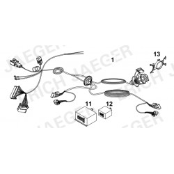 Faisceau 13 Broches Multiplexé Spécifique Pour Renault Mégane III Coupé Produite de 10/2012 à 02/2016