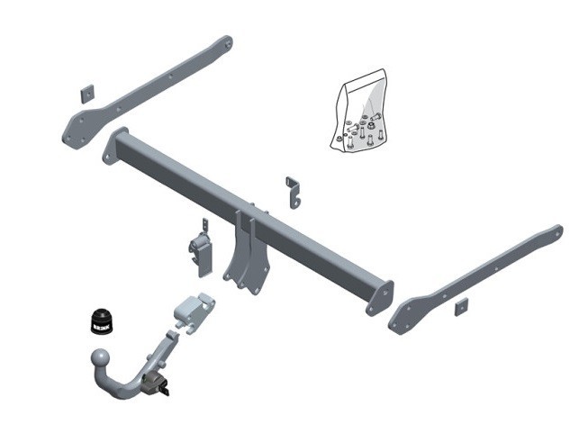 Attelage Mazda CX-3 (DK) à partir de 2015 [Rotule sans outils]