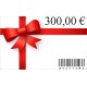 Carte cadeau d'une valeur de 300€