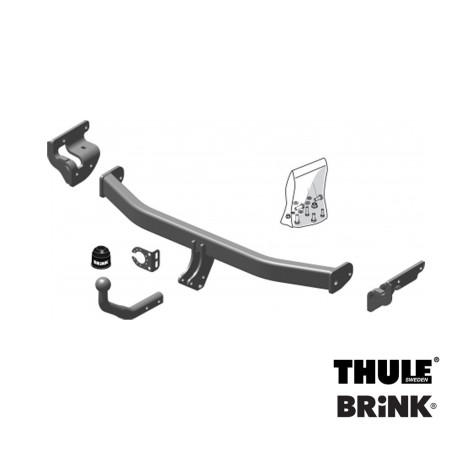 Attelage Kia Carens IV à partir de Mars 2013 [Rotule avec outils]