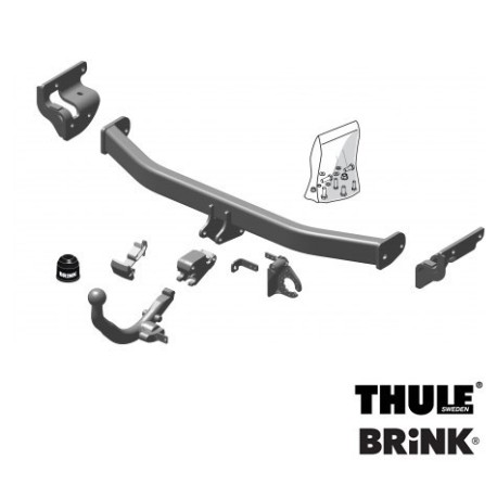 Attelage Kia Carens IV à partir de Mars 2013 [Rotule sans outils]