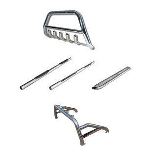 Accessoires 4x4, SUV et Pick-up : Pare-buffle, marchepieds, rollbar...