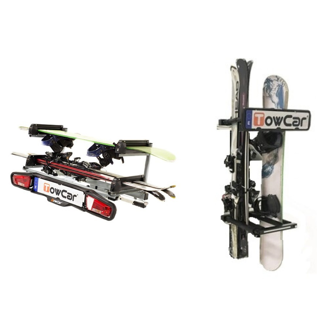 Porte-skis sur attelage